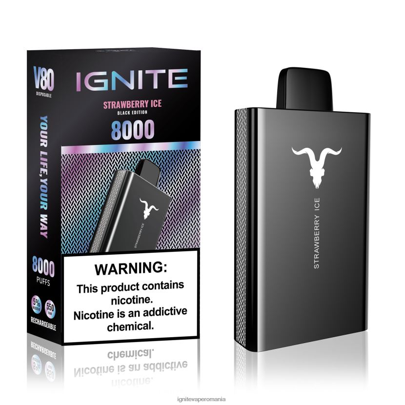 gheata de capsuni Ignite rechargeable vape - IGNITE V80 stilou vape 024X0V50