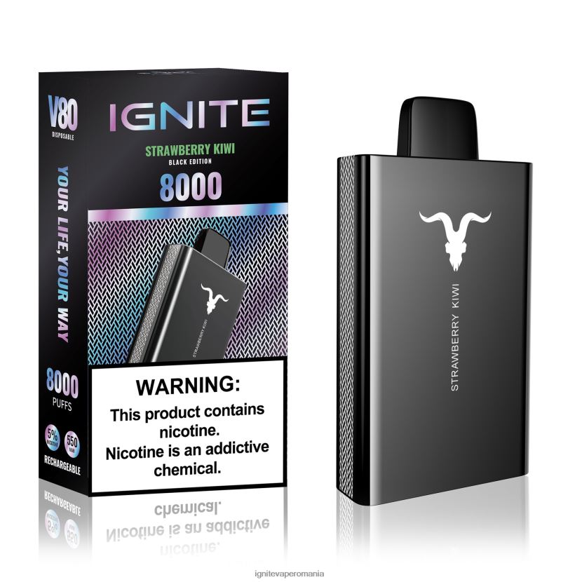 kiwi de căpșuni Ignite vape Romania - IGNITE V80 stilou vape 024X0V51